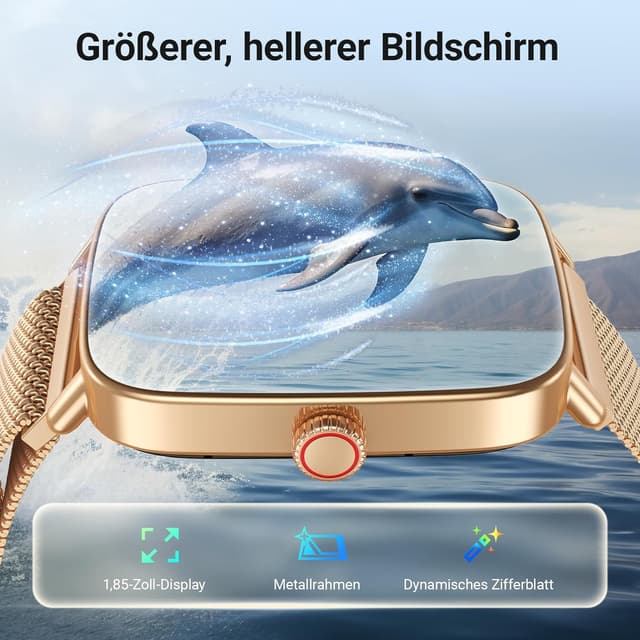 Thumbnail 5 de Samsung Galaxy Smartwatch mit Telefonfunktion 1,85" Fitnessuhr