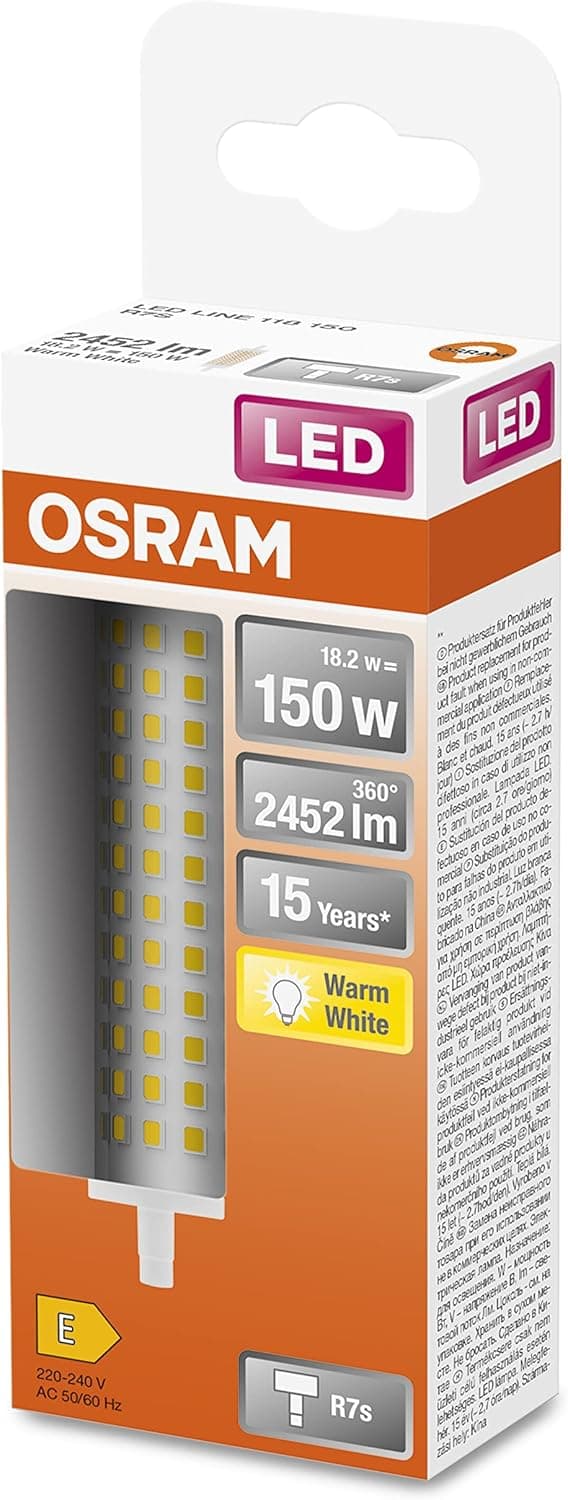 Detalle 2 de OSRAM LED Stablampe R7s 17,5 W, 2700K