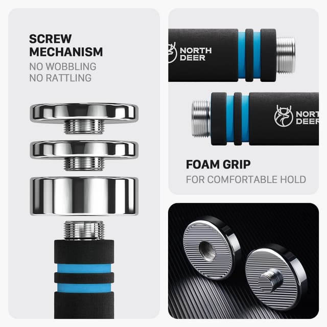 Thumbnail 2 de Northdeer Steel Dumbbells 2.5kg–25kg adjustable