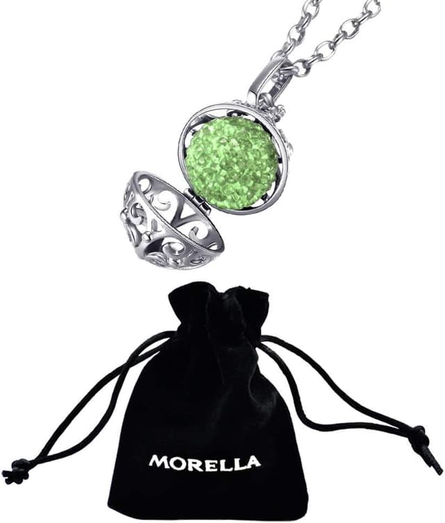 Detalle de Morella Catenina donna acciaio inox 70 cm con sfera 16 mm