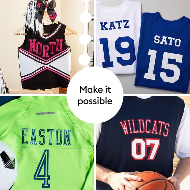 Thumbnail 3 de Cricut SportFlex Iron-On Black 5 ft 🎨