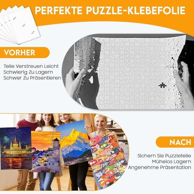 Thumbnail 5 de Nariolar Puzzle Klebefolie 32 Stück — Puzzlekleber