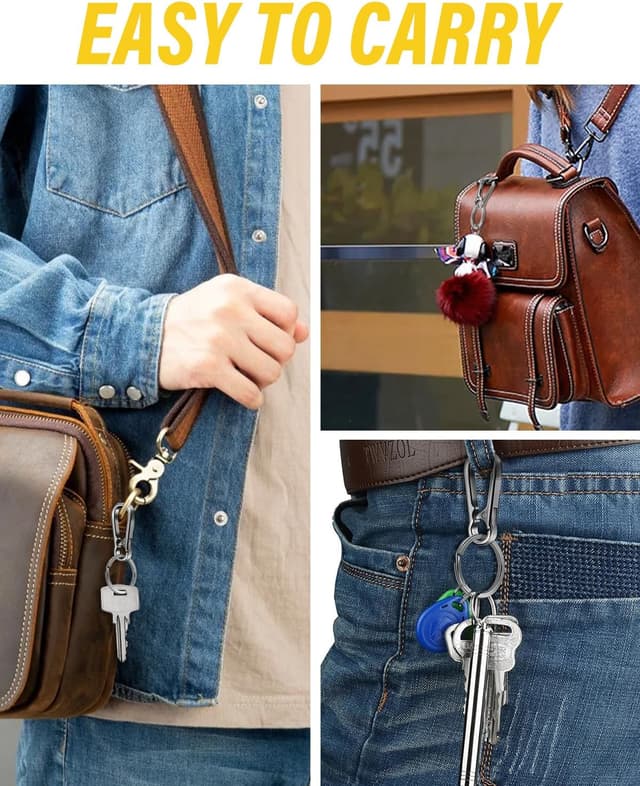 Thumbnail 6 de Caianwin 3 pièces mousqueton 4,7 cm 🗝