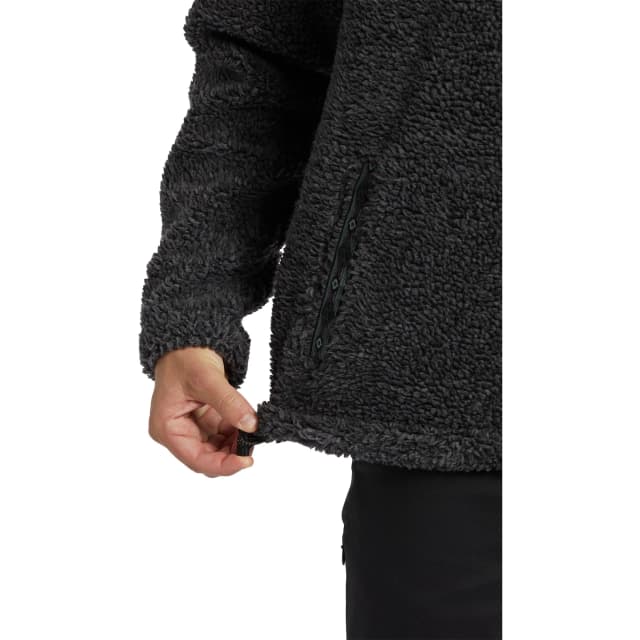 Detalle de Billabong Boundary Tombstone forro polar sherpa para hombre con media cremallera
