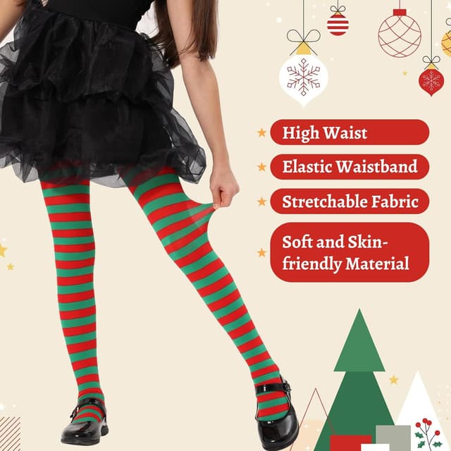 Thumbnail 3 de MANZI Striped Tights for Kids