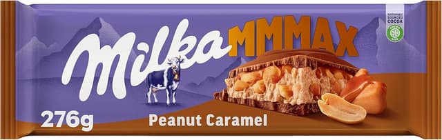Imagen de Milka MMMAX Chocolate con Leche y Cacahuetes 276g 🍫 en OfertitasTOP