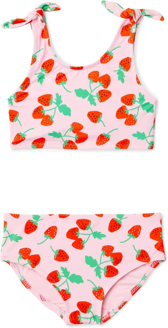 Detalle de Amazon Essentials Maillot de bain bikini 2 pièces pour fille avec nœud