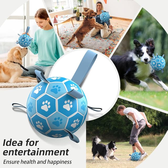 Thumbnail 6 de HETOO Dog Football Ball 6 Inch