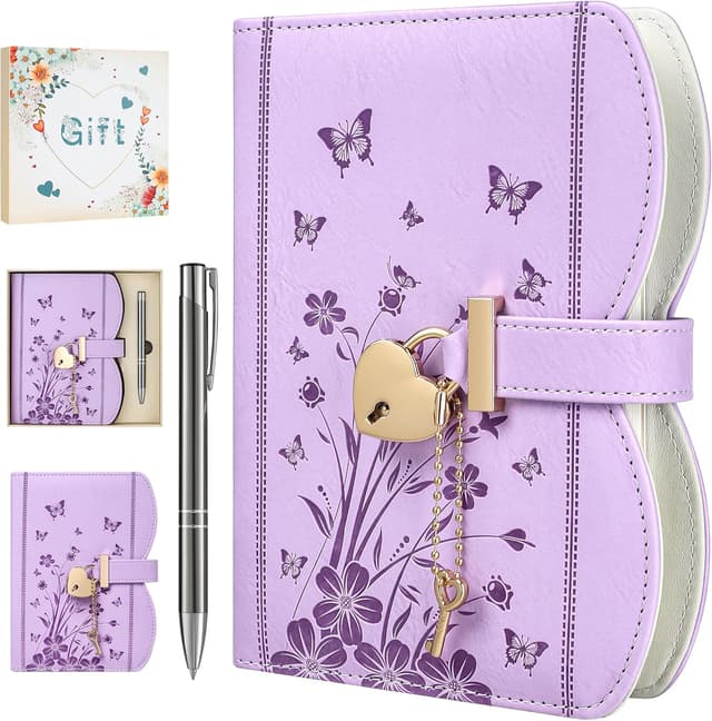 Detalle de HwxBen Journal segreto B6 con lucchetto