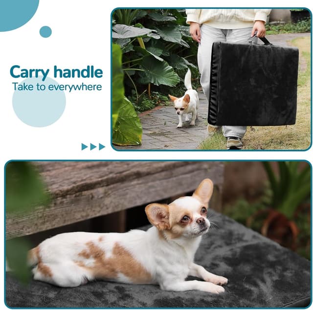 Thumbnail 6 de Nepfaivy Dog Bed Extra Large (120×75×7.5cm) Waterproof Orthopedic Mattress with Removable Washable Plush Covers