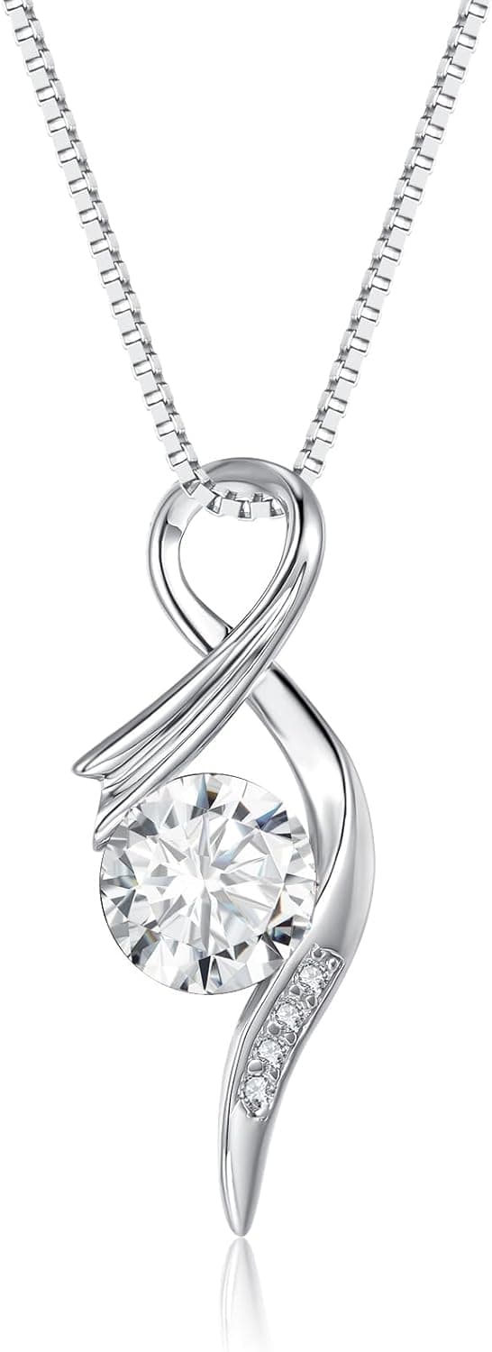 Detalle de Loutade silver necklace with CZ 925