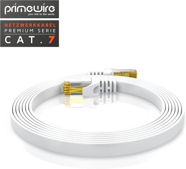 Detalle de CSL-Computer Cat.7 Netzwerkkabel flach 0,5 m