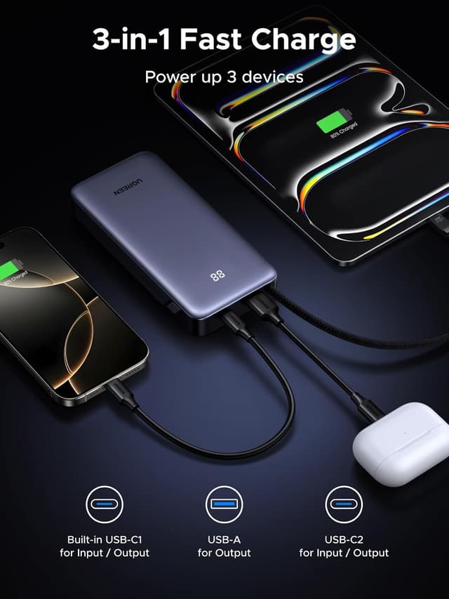 Thumbnail 4 de UGREEN Nexode 20000mAh power bank with cable