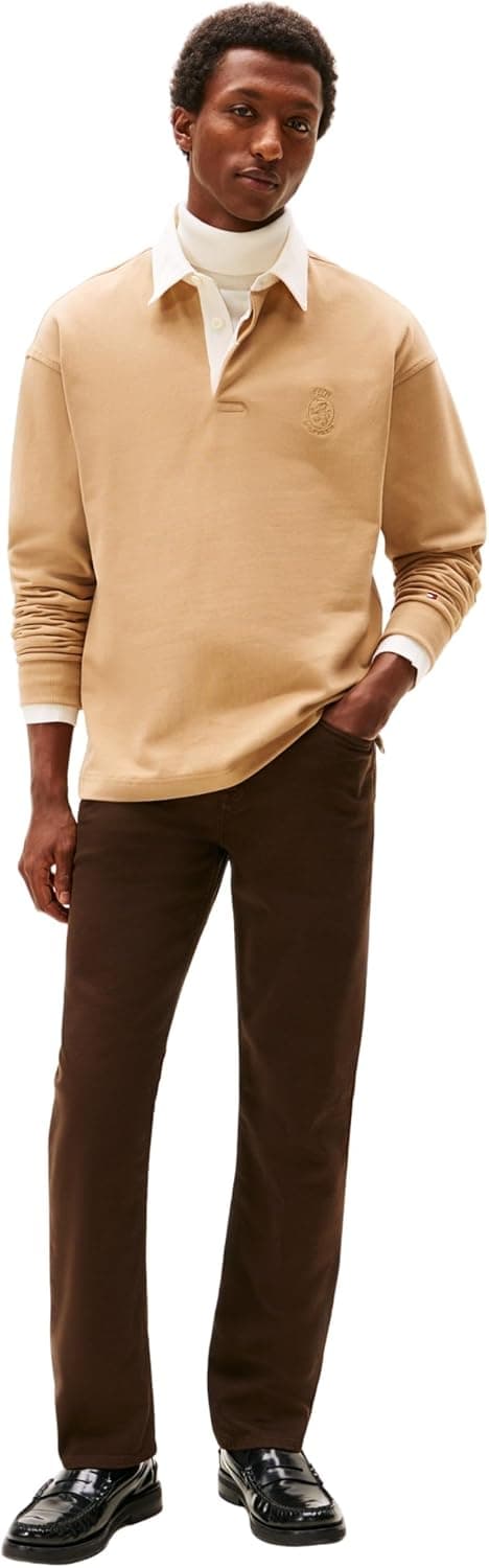 Detalle de Tommy Hilfiger Men’s Denton Straight Fit Jeans