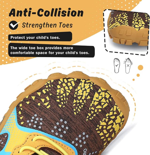 Detalle 2 de Scarpe barefoot minimaliste Saguaro per bambini e ragazzi, outdoor e indoor
