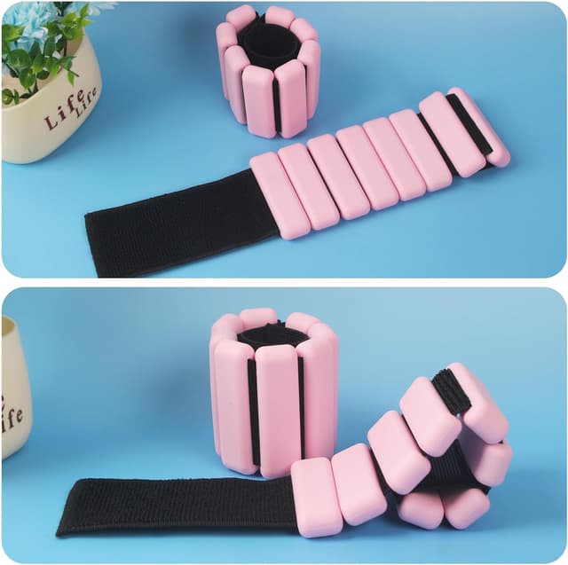 Thumbnail 4 de BUCOMTU 2 pezzi pesi da polso e caviglia 900 g