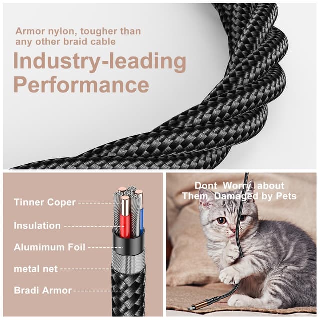 Thumbnail 5 de USB auf USB‑C Schnellladekabel 3 m 🔌