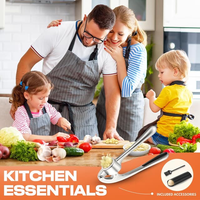 Thumbnail 6 de SRISE Kitchen Garlic Press 1 set