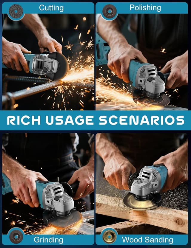 Thumbnail 5 de DURFICST DAG310 smerigliatrice 125 mm