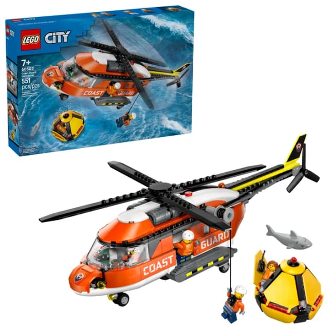 Thumbnail 6 de LEGO City Hubschrauber 60503 mit Seilwinde