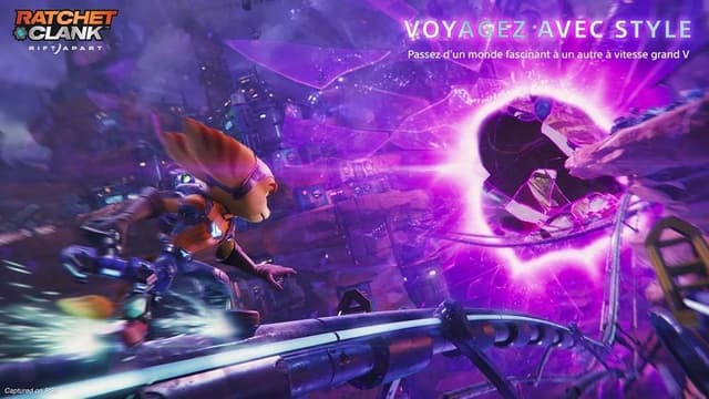 Detalle de Ratchet & Clank : Rift Apart sur PS5 (édition standard, version physique CD) — 1 joueur, en français