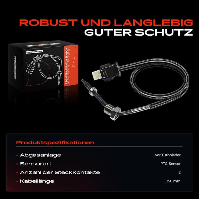 Detalle de Abgastemperatur Sensor vor Turbolader 2-polig für Mercedes 1.8/2.1/3.0 Diesel (2011–2018) – 0081533728