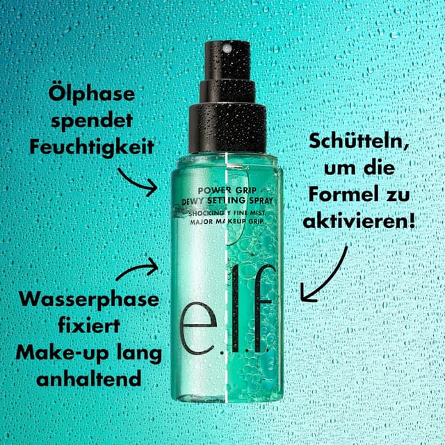Detalle 1 de e.l.f. Power Grip Setting Spray mit 5% Aloe