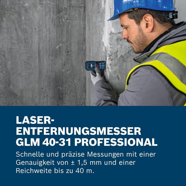 Thumbnail 1 de Bosch GLM 40-31 Laser-Entfernungsmesser 1,5 m đ