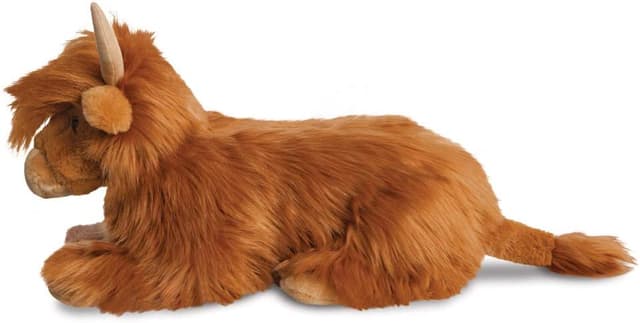 Detalle de Aurora Bruce Highland Cow soft toy 16in