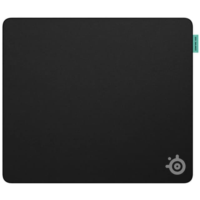 Detalle de SteelSeries QcK Performance L — alfombrilla gaming negra 🖱
