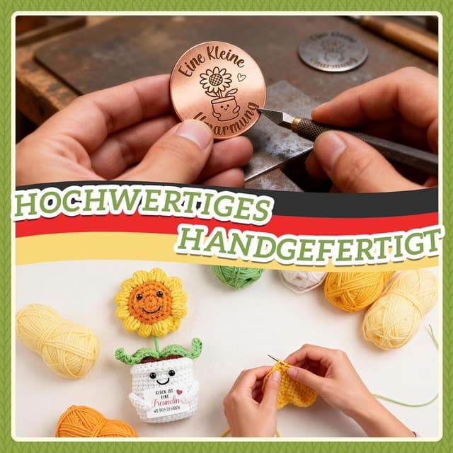 Thumbnail 6 de {Giftota} Pocket Hug Sonnenblume Glücksbringer