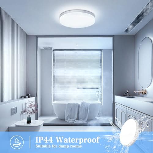 Thumbnail 6 de EASY EAGLE Plafón LED de techo IP44 48W, 4800LM y 6500K (Ø30 cm) para baño y pasillo