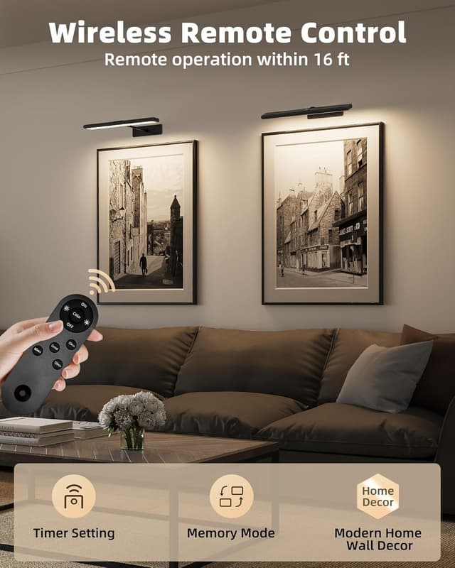 Thumbnail 3 de EZVALO Picture Light 4800mAh for Wall