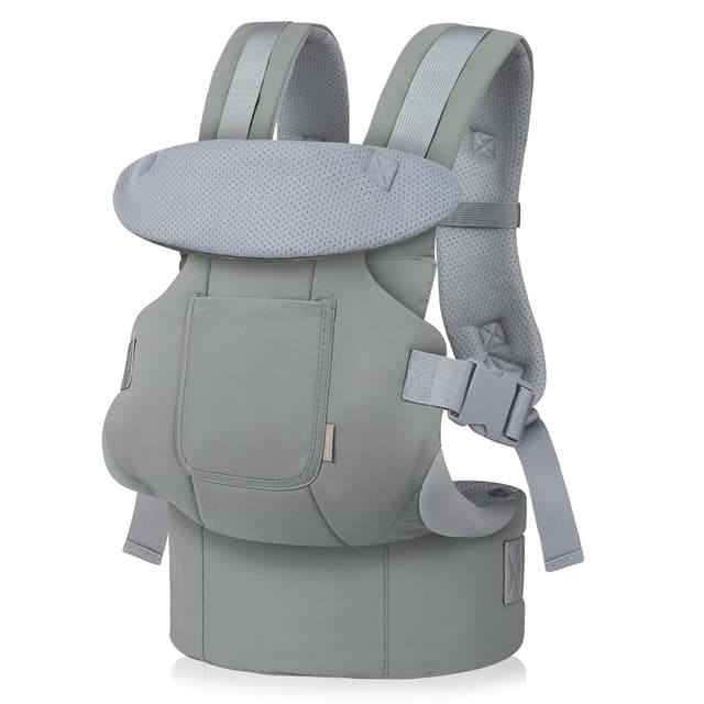 Detalle de GAGAKU Babytrage 4‑in‑1 für 4–36 Monate (4 Tragepositionen) mit 3D‑Mesh, hellgrün