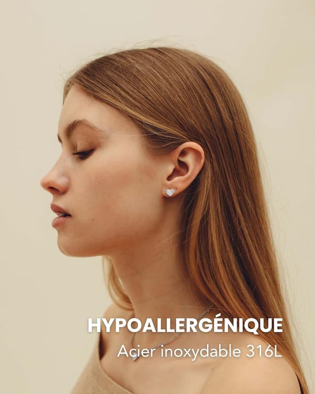 Detalle 2 de GD GOOD.designs Boucles cœur 6 mm