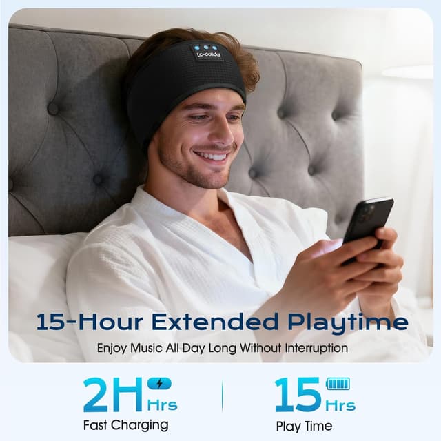 Thumbnail 6 de LC-dolida Schlafkopfhörer 15 Stunden