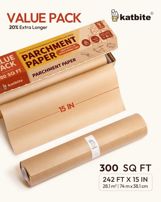 Detalle de katbite Parchment Paper Roll 38cm x 74m