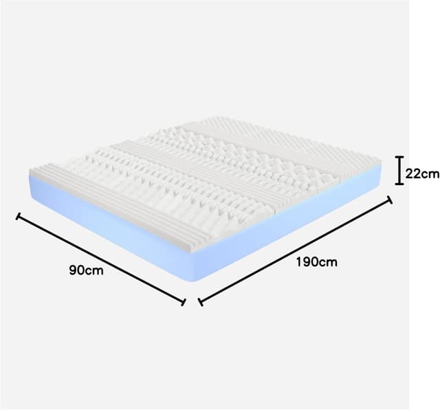 Detalle 2 de Memory Foam MiaSuite EASY 90x190 22 cm