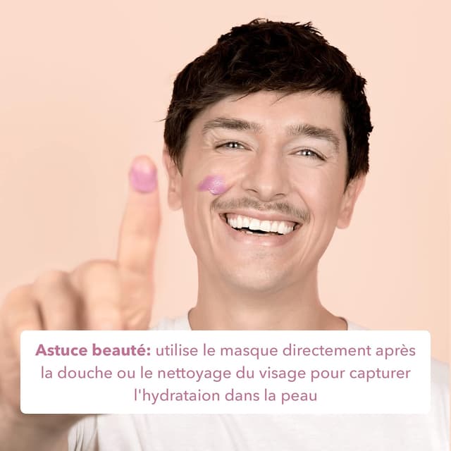 Detalle de Colibri Skincare CALMING MASK (150 ml) : masque crème apaisant et hydratant pour le visage