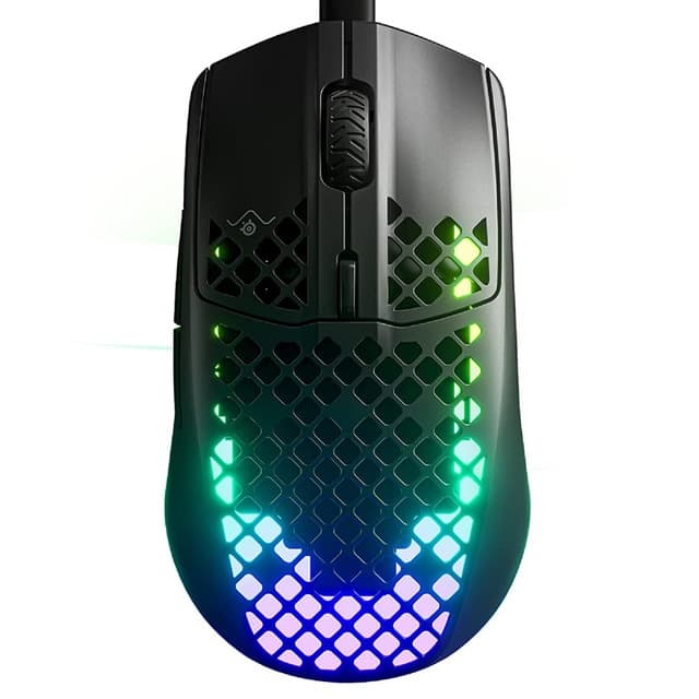 Imagen de Steelseries Aerox 3 Ratón gaming con cable negro en OfertitasTOP