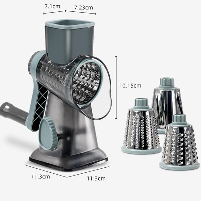 Thumbnail 4 de Eleko Meyar Cheese Grater with Handle Manual Rotary 1️⃣🧀