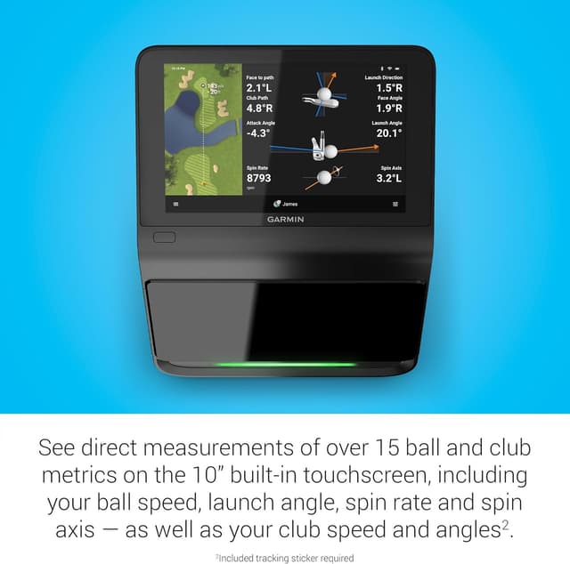 Detalle 2 de Garmin Approach R50 golf launch monitor 10-inch