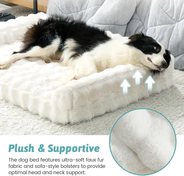 Thumbnail 3 de COZY KISS Faux Fur Orthopedic Dog Bed