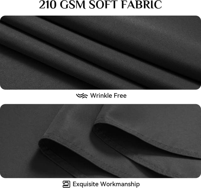 Detalle de Softalker Rectangle Tablecloth (60 x 84 inch) — Waterproof, Stain Resistant, Wrinkle-Free Polyester for Dining & Outdoor