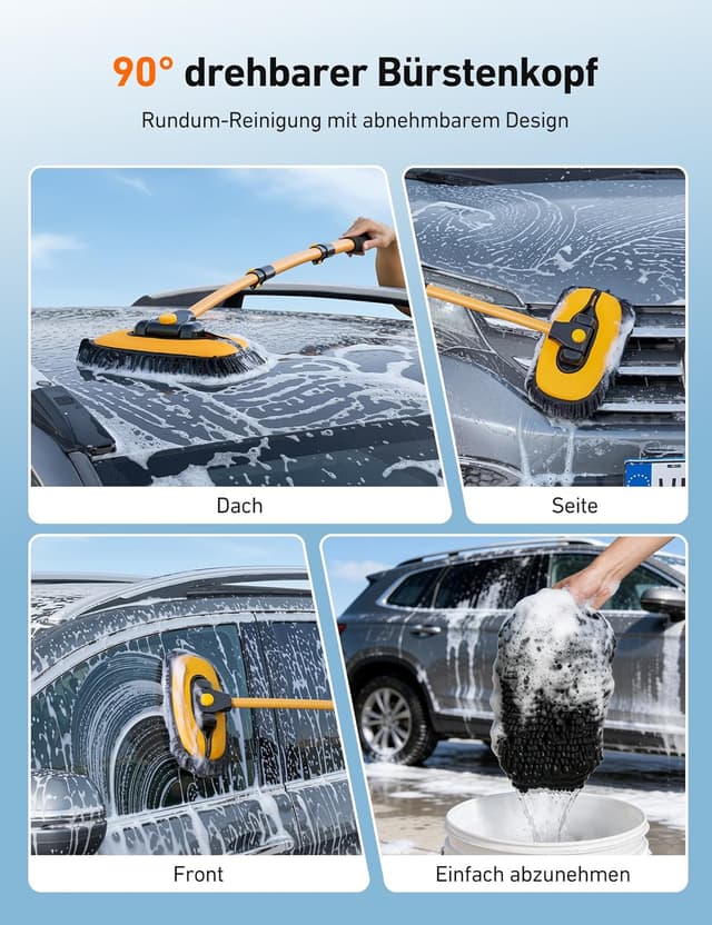 Thumbnail 4 de AstroAI 15°Curve Autowaschbürste