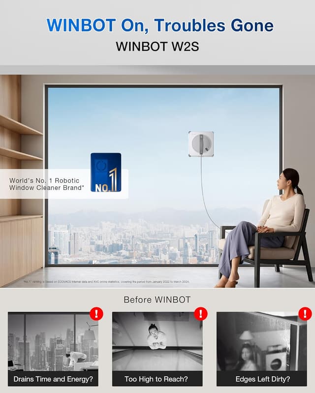 Detalle 2 de WINBOT W2S window cleaning robot