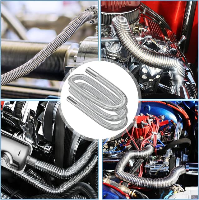 Thumbnail 6 de URAQT Abgasrohr Standheizung mit Schalldämpfer – Edelstahl-Auspuffschlauch (200 cm) für Diesel