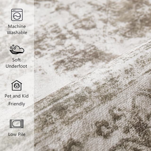 Thumbnail 3 de HUGEAR Vintage Beige Rug 240x300cm