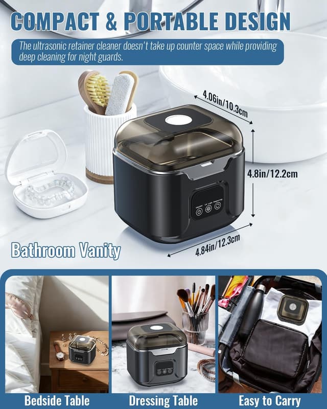 Thumbnail 5 de Triler Ultrasonic Retainer Cleaner Portable 48kHz