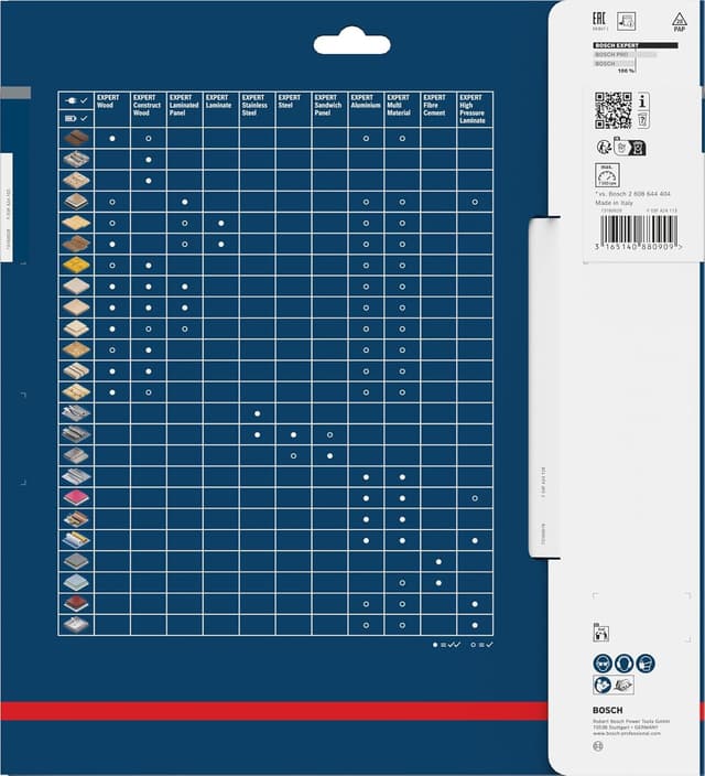 Detalle 2 de Bosch EXPERT Wood lame 254 mm T22 pour table